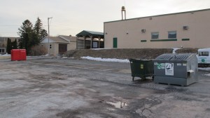 Blue Recycle Bins Gone, Removed, Next to Hometown Fire Company, Hometown (8)