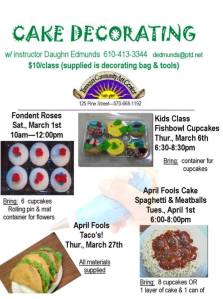 Cake Decorating, TCAC