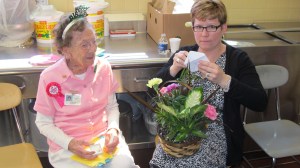 Elsie Rita, 100 Years Old, Volunteers at St. Luke's Hospital and High School, Tamaqua (2)
