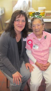 Elsie Rita, 100 Years Old, Volunteers at St. Luke's Hospital and High School, Tamaqua (23)