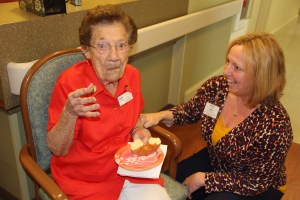 Elsie Rita Turns 99, Longtime Volunteer at Hospital, St Luke's Hospital, Coaldale, 3-13-2013 (56)