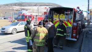Firefighter Response, Malfunctioning Oil Burner, Center Street, Tamaqua, 3-13-2014 (11)