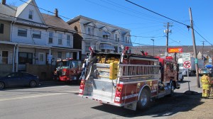 Firefighter Response, Malfunctioning Oil Burner, Center Street, Tamaqua, 3-13-2014 (2)