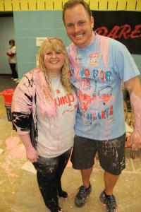 Teachers Michele Bittner and Tim Gombar.