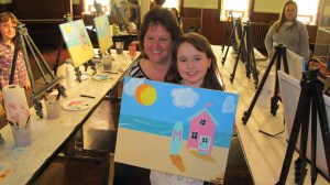 Kids Painting, Community Arts Center, Tamaqua, 3-15-2014 (1)