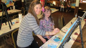 Kids Painting, Community Arts Center, Tamaqua, 3-15-2014 (13)