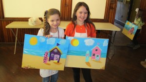 Kids Painting, Community Arts Center, Tamaqua, 3-15-2014 (15)