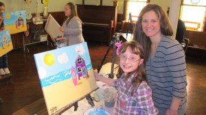 Kids Painting, Community Arts Center, Tamaqua, 3-15-2014 (16)