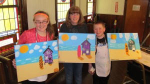 Kids Painting, Community Arts Center, Tamaqua, 3-15-2014 (2)