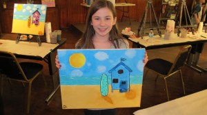 Kids Painting, Community Arts Center, Tamaqua, 3-15-2014 (4)