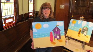 Kids Painting, Community Arts Center, Tamaqua, 3-15-2014 (8)