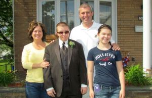 Pictured from left are Paula Leshko, Robert Leshko Jr., Daniel Leshko and Nicole Leshko. Photo was taken in 2012.