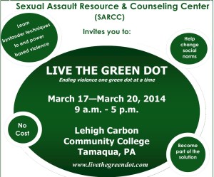 Live The Green Dot Schuylkill Summit, SARCC