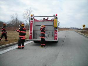 Middleport Fire Co in New York donates Truck to Middleport Fire Co in PA (415)