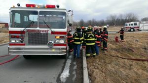 Middleport Fire Co in New York donates Truck to Middleport Fire Co in PA (418)