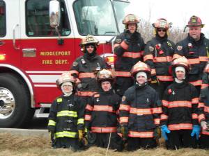 Middleport Fire Co in New York donates Truck to Middleport Fire Co in PA (422)