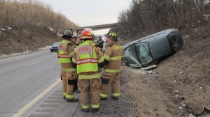 Overtuned Vehicle, Mile Marker 134.6, Mahanoy Township, 3-14-2014 (3)