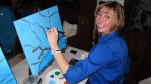 Paint and Sip, Community Arts Center, Tamaqua, 3-11-2014 (10)