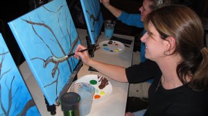 Paint and Sip, Community Arts Center, Tamaqua, 3-11-2014 (12)