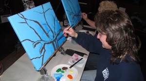 Paint and Sip, Community Arts Center, Tamaqua, 3-11-2014 (15)