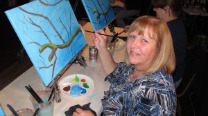 Paint and Sip, Community Arts Center, Tamaqua, 3-11-2014 (20)