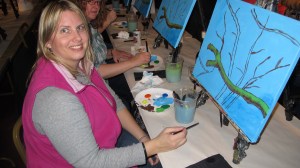 Paint and Sip, Community Arts Center, Tamaqua, 3-11-2014 (23)