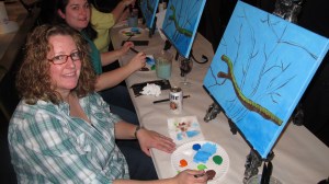 Paint and Sip, Community Arts Center, Tamaqua, 3-11-2014 (24)