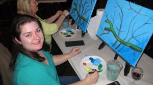 Paint and Sip, Community Arts Center, Tamaqua, 3-11-2014 (25)