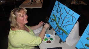 Paint and Sip, Community Arts Center, Tamaqua, 3-11-2014 (26)
