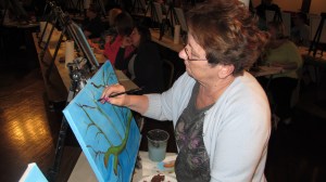 Paint and Sip, Community Arts Center, Tamaqua, 3-11-2014 (33)