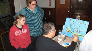 Paint and Sip, Community Arts Center, Tamaqua, 3-11-2014 (40)