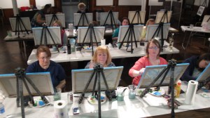 Paint and Sip, Community Arts Center, Tamaqua, 3-11-2014 (42)