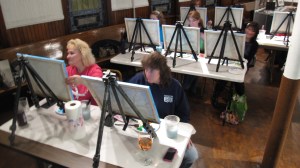 Paint and Sip, Community Arts Center, Tamaqua, 3-11-2014 (44)