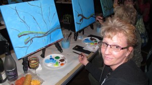 Paint and Sip, Community Arts Center, Tamaqua, 3-11-2014 (5)