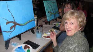 Paint and Sip, Community Arts Center, Tamaqua, 3-11-2014 (6)