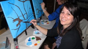 Paint and Sip, Community Arts Center, Tamaqua, 3-11-2014 (9)
