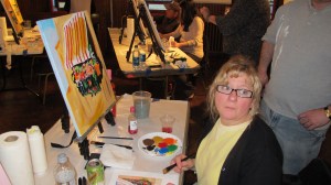 Paint and Sip, St. Luke's Group, Community Arts Center, Tamaqua, 3-26-2014 (9)