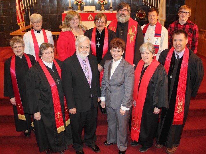 Service of Installation for Rev. Darryl Kensinger, Trinity UCC, Tamaqua, 3-2-2014 (262)