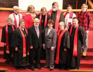 Service of Installation for Rev. Darryl Kensinger, Trinity UCC, Tamaqua, 3-2-2014 (267)