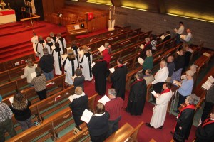 Service of Installation for Rev. Darryl Kensinger, Trinity UCC, Tamaqua, 3-2-2014 (9)