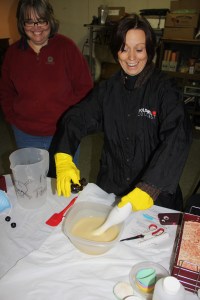 Soap Making Class, Community Arts Center, Tamaqua, 3-1-2014 (2)