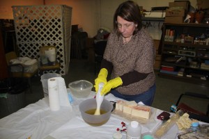 Soap Making Class, Community Arts Center, Tamaqua, 3-1-2014 (75)