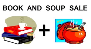 SOUP AND BOOK SALE
