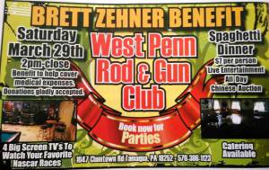 Spaghetti, Chinese Auction for Brett Zehner FLYER2