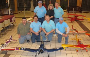 Pictured from front left are Randy Green, Randy Grube, James "Jim" Dunn (President), and John Majikas. From back left are David Kessler, Dr. Janine Pusti-Graver (secretary), and Jimmy Graver (treasurer).