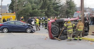 Two Vehicle Accident, US209, Middleport, 3-20-2014 (10)