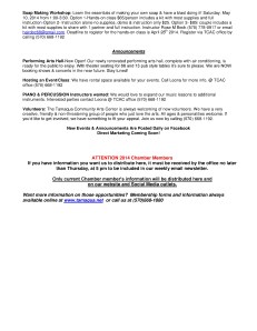 3-28-2014, Tamaqua Chamber of Commerce, Chamber Chatters6