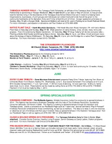 4-11-2014, Tamaqua Chamber of Commerce, Chamber Chatters3