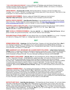 4-17-2014, Tamaqua Chamber of Commerce, Chamber Chatters2