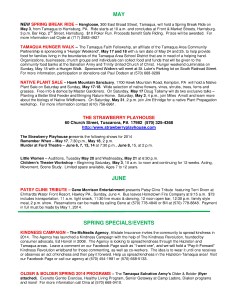 4-4-2014, Tamaqua Chamber of Commerce, Chamber Chatters3